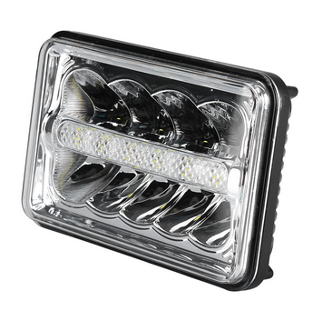 4x6 Inch Square LED Headlight 48W High Low Beam Headlamps