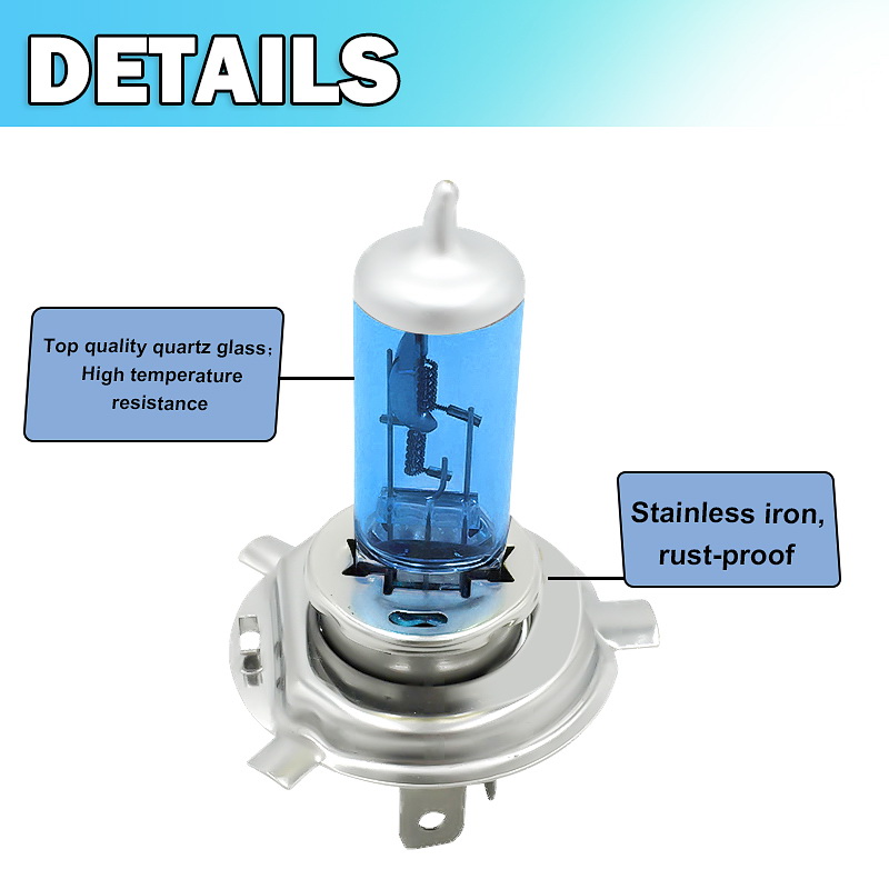 HALOGEN BULBS H4 35/35W High Low Beam 12V