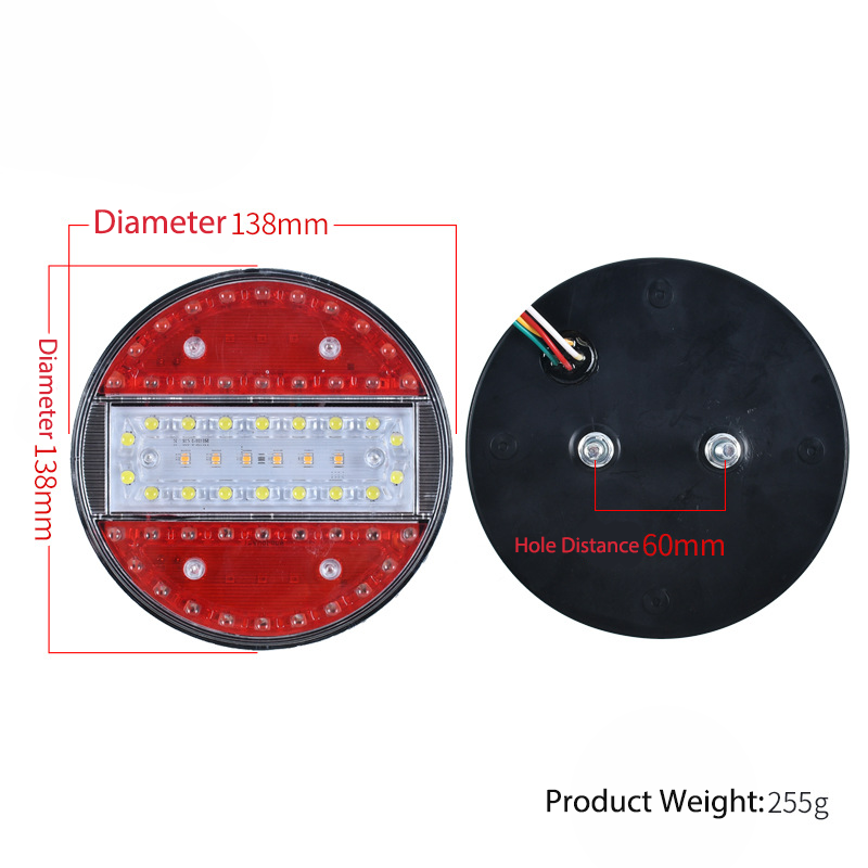 Truck Round Tail Light YN-TLC49