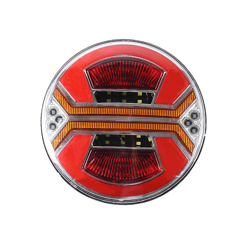 12V/24V 4inch Round LED Truck Tail Light YN-TLC100