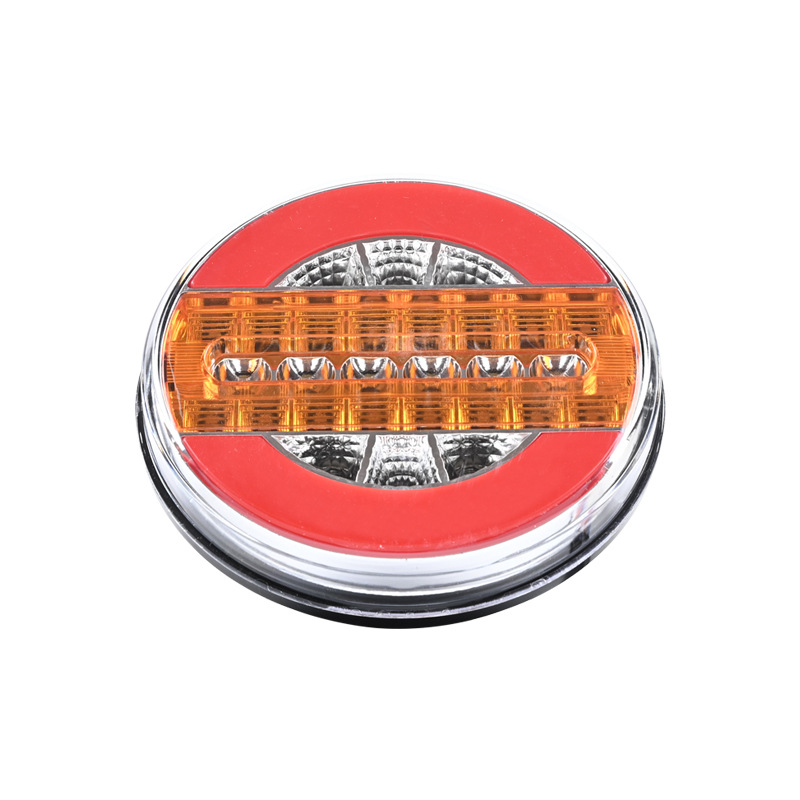 12V/ 24V Flowing Round 4Inch LED Truck Tail Light YN-TLC105