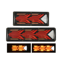 24V LED Flowing Guiding Turning Signal Truck Tail Light YN-TLC130