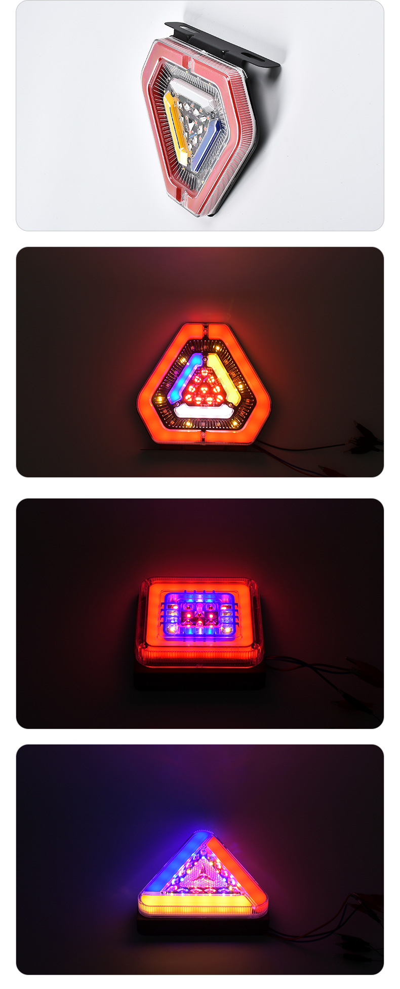24V LED Flashing Flowing Guiding Turning Signal Truck Tail Light YN-TLC131