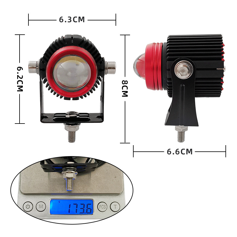 2.5Inch 15W 9-32V LED Spotlight Locomotives Agricultural Vehicles Trucks Off-road 