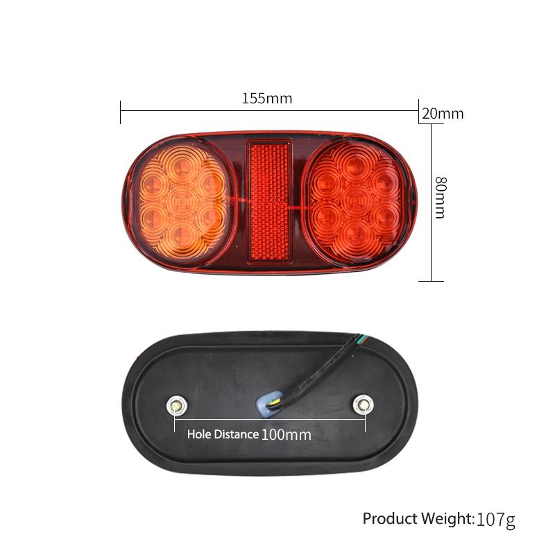 Truck Tail Light 12LED YN-TLC32