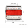 Truck 12-24V LED With Reflector Side Light YN-SLC58