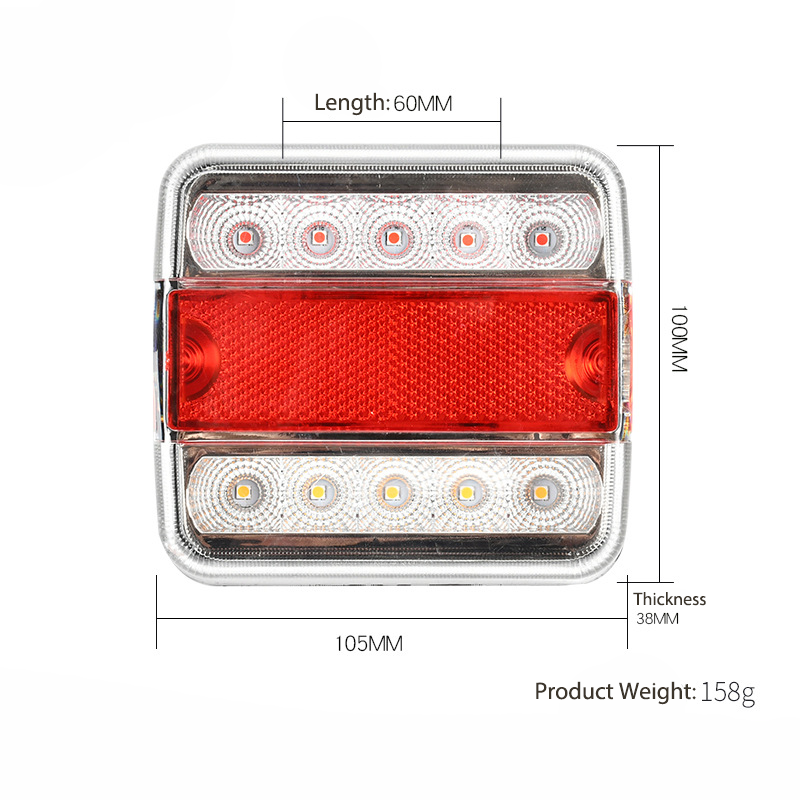 Truck 12-24V LED With Reflector Side Light YN-SLC58