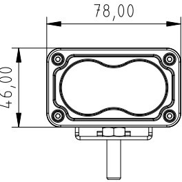 0.35kg/pcs 3inch 20W Rectangle LED Work Light