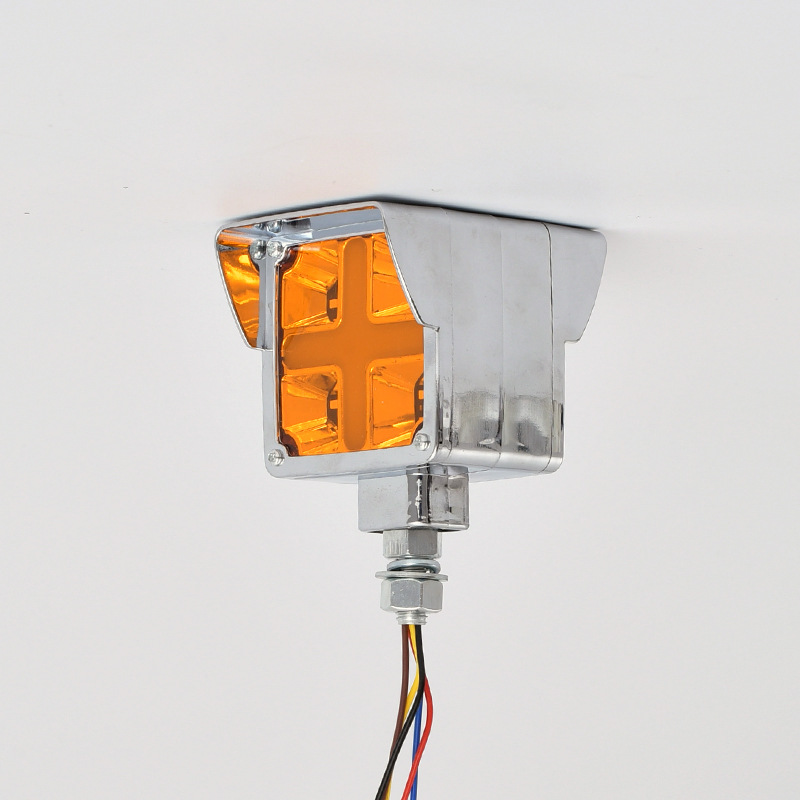 12-24V Double-sided square lamp with a brim Tail Light YN-TLC138