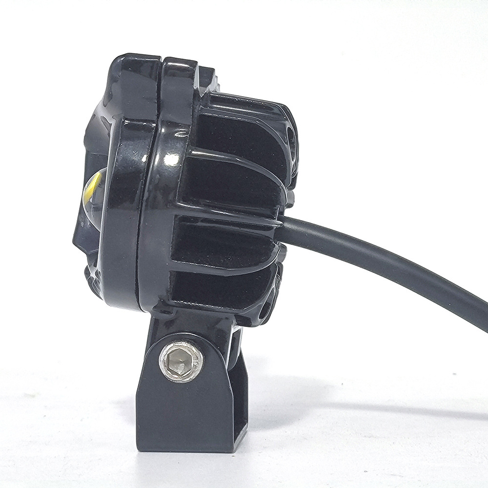 New motorcycle 2.5Inch 25w + 25w LED spotlight Far and near light integrated two-color lamp beads 12V-60V universal