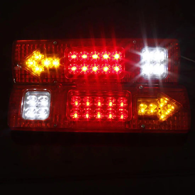 12V 19LED Automobile Truck Tail Lights Yellow Indicator