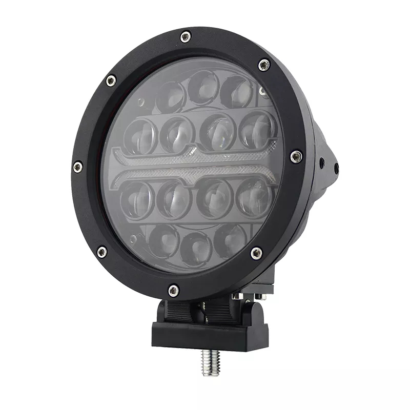 70W 7.1 Inch LED Work Light Cranes Mining Vehicles