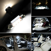 12V 6pcs LED Bulbs Car Interior Dome Map Light 