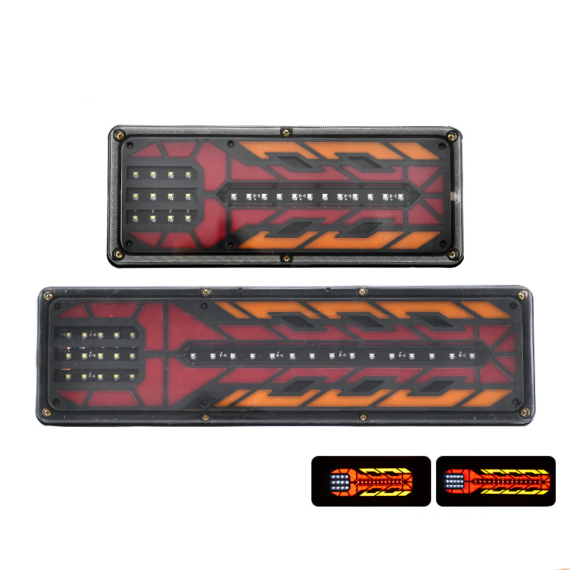 24V Flowing LED Truck Tail Light YN-TLC96