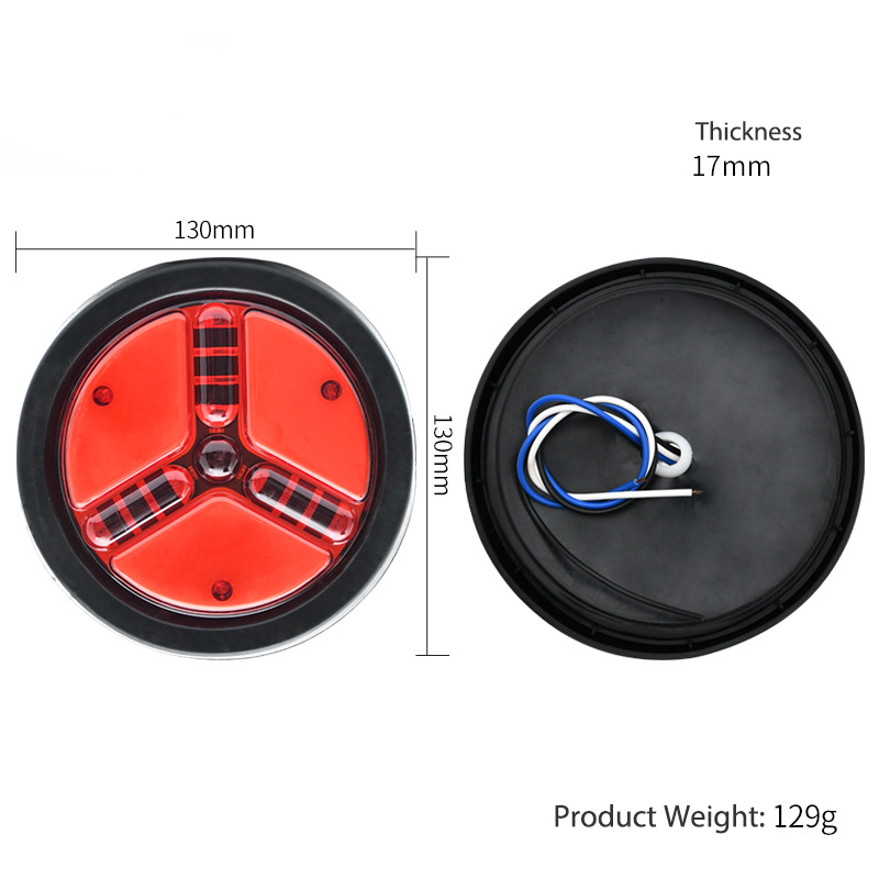24V Round LED Truck Tail Light YN-TLC86