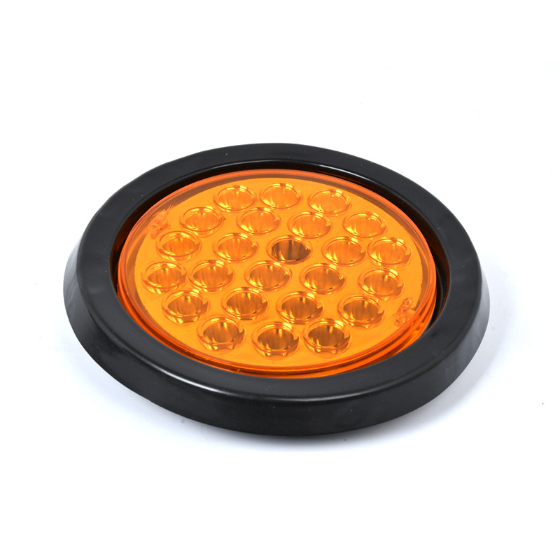 Truck ROUND Tail Light 24V LED integrated single lamp YN-TLC15-24VR / YN-TLC15-24VY / YN-TLC15-24VW