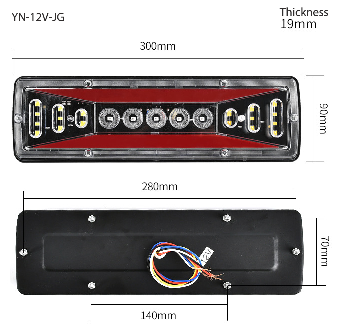 Tail Light YN-TLC02-12VJG