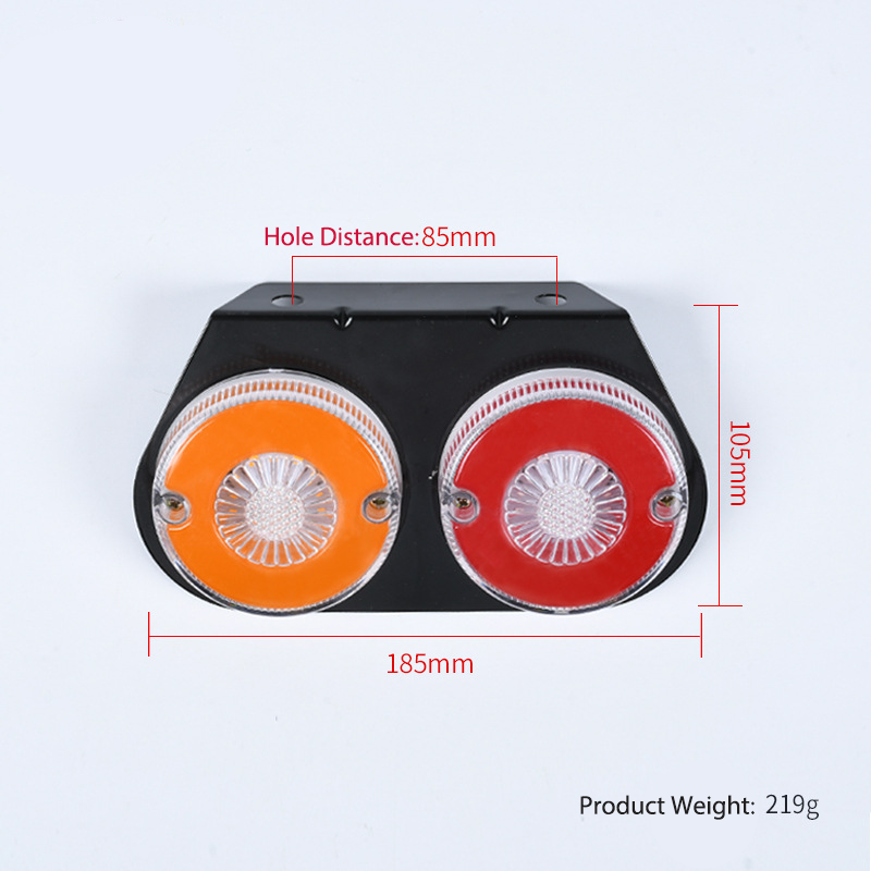 24V 2-Colored LED Truck Tail Light YN-TLC107