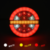 4V Guiding Flowing Flashing Round LED Truck Tail Light YN-TLC152