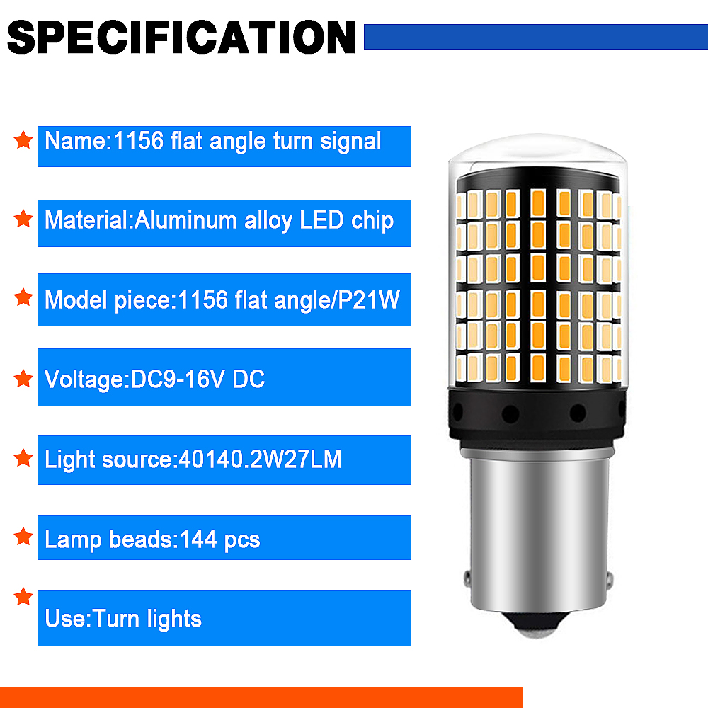 car Led bulbs1156-144smd (8)