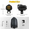  2.6Inch 45W 12-80V LED Two-color Single-eye Lens Spotlight Motorcycle Off-road 