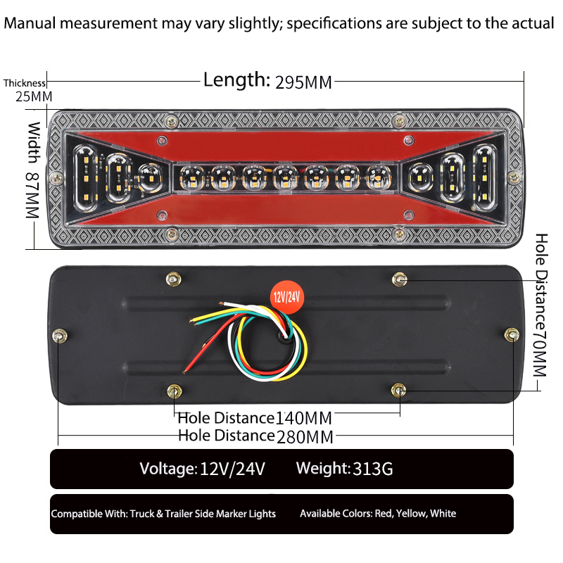 Truck LED Flowing Tail Light YN-TLC43