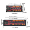 24V Flowing LED Truck Tail Light YN-TLC96