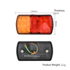 12V/24V 12LED Truck Tail Light YN-TLC74