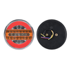 12V/ 24V Flowing Round 4Inch LED Truck Tail Light YN-TLC105