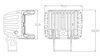 45W 1.5kg/pair 24V LED Work Light