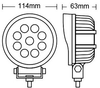 Round 27W 12-24V LED Work Light