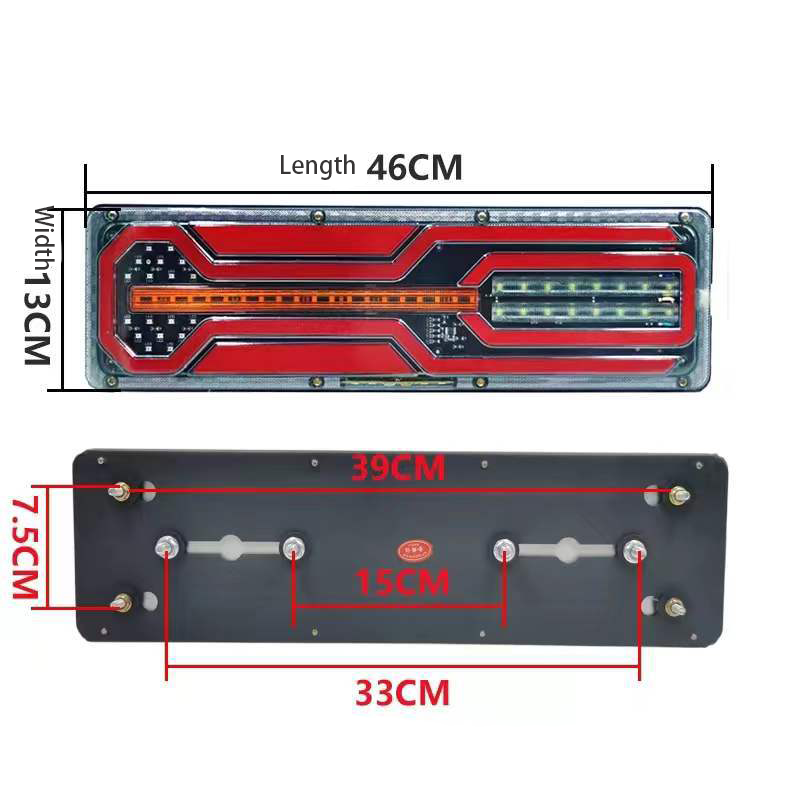 12-24V LED Guiding Turning Truck Tail Light YN-TLC132