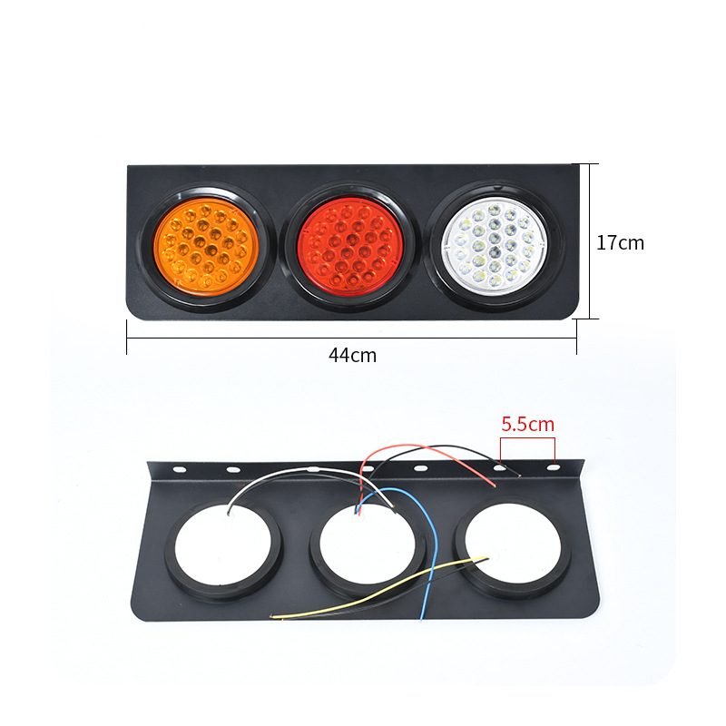 24V LED Triple Truck Tail Light YN-TLC133