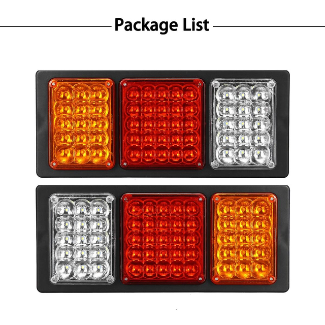  24V 55LED Automobile Tail Light Indicator Truck Ship