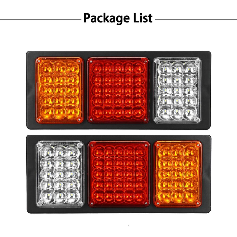  24V 55LED Automobile Tail Light Indicator Truck Ship