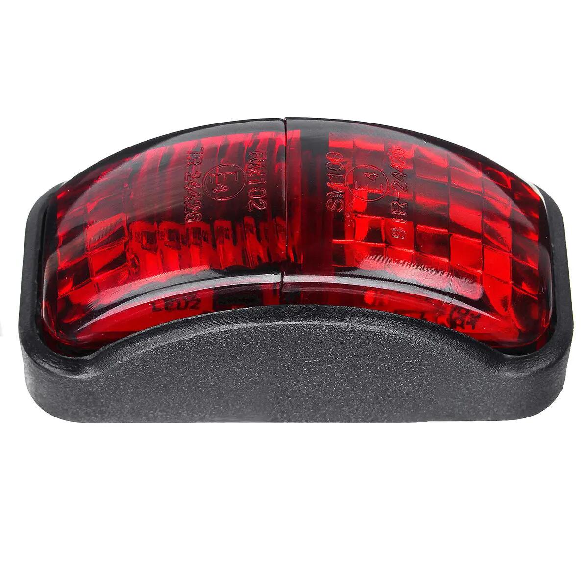 12-30V 2SMD Transparent Lens LED Side Marker Lamp