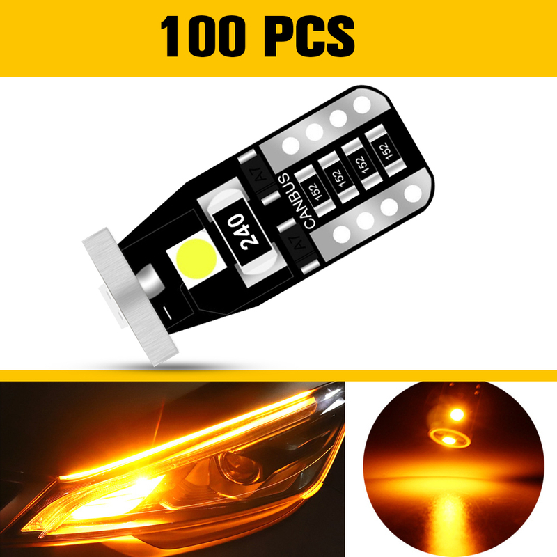 T10 12V 3W 3030 3SMD LED Bulbs Side Marker Lamp Indicator Dashboard Bulbs