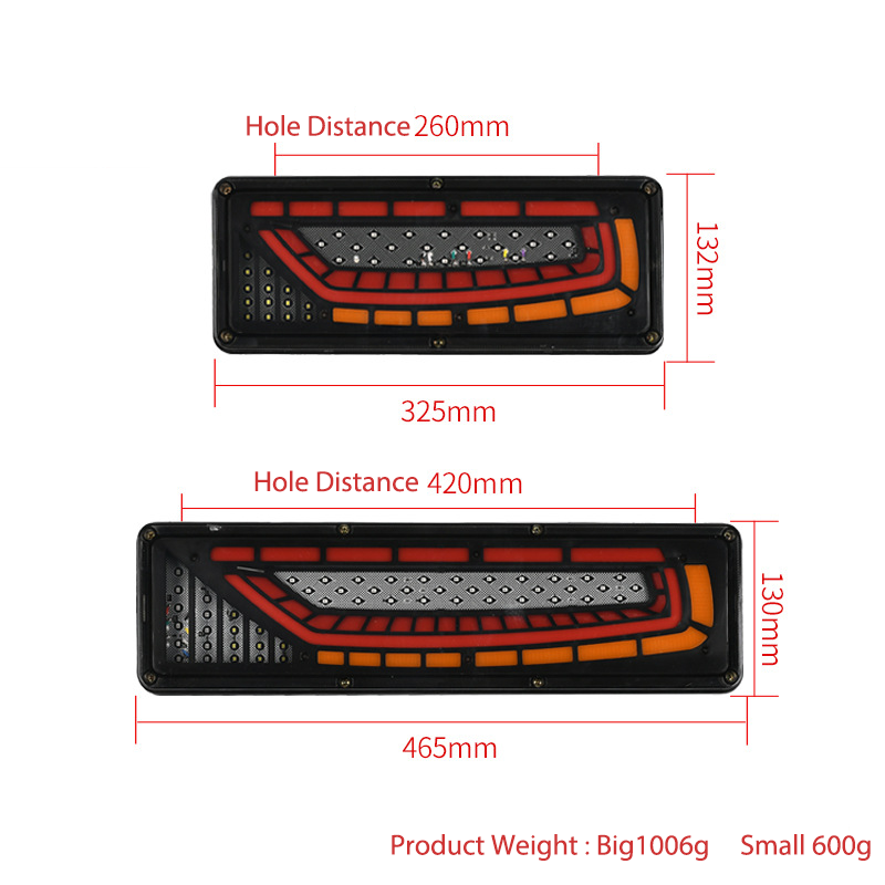 Truck Flowing Tail Light YN-TLC27