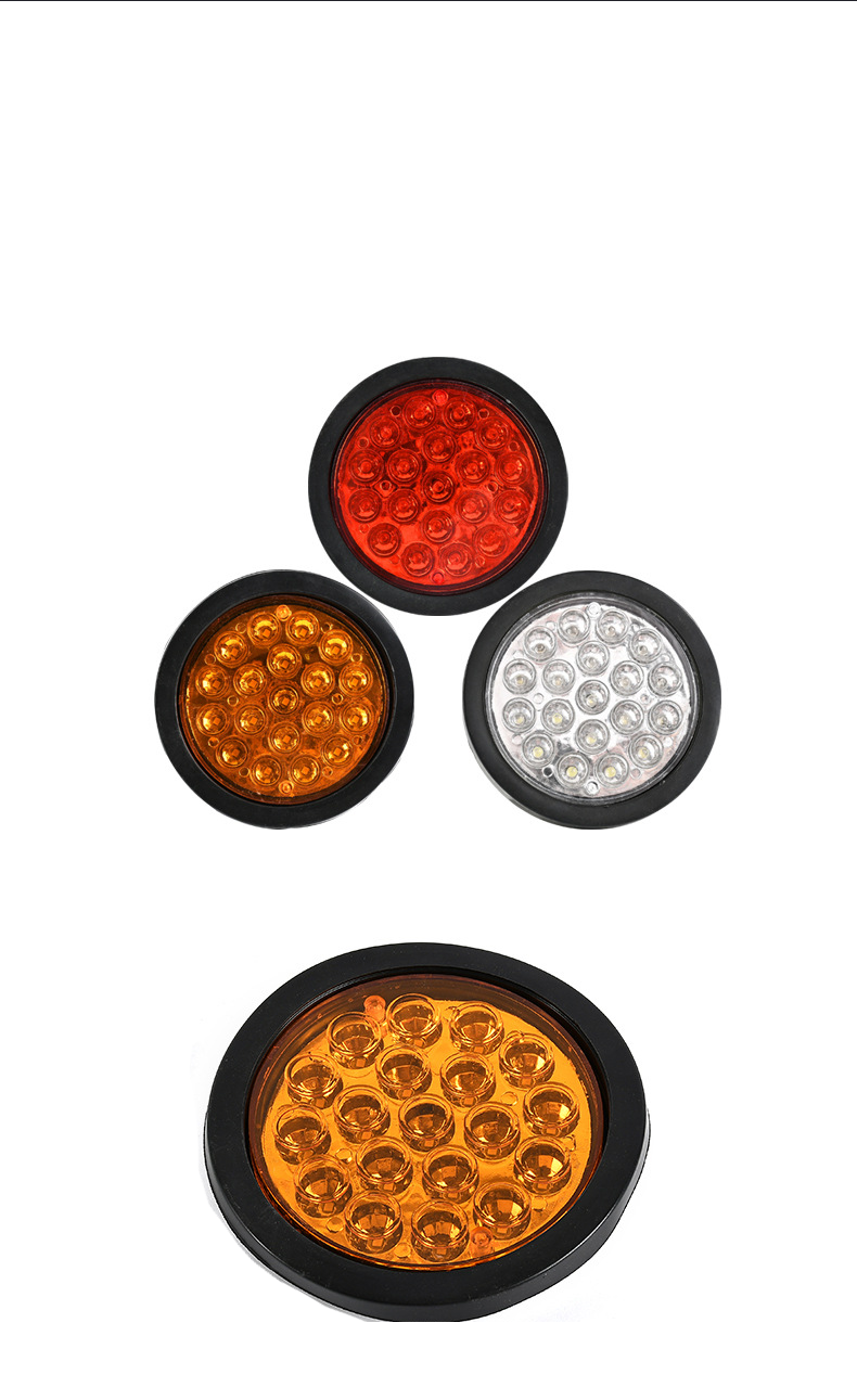 Truck Round Tail Light 19LED YN-TLC28