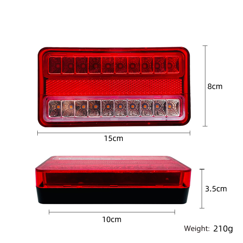 Truck Tail Light Two-color Lamp YN-TLC29