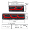24V L Style Multi-Function Flowing Truck Tail Light YN-TLC84