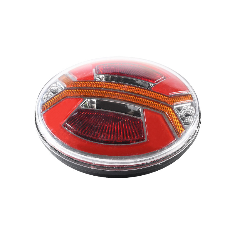 12V/24V 4inch Round LED Truck Tail Light YN-TLC100