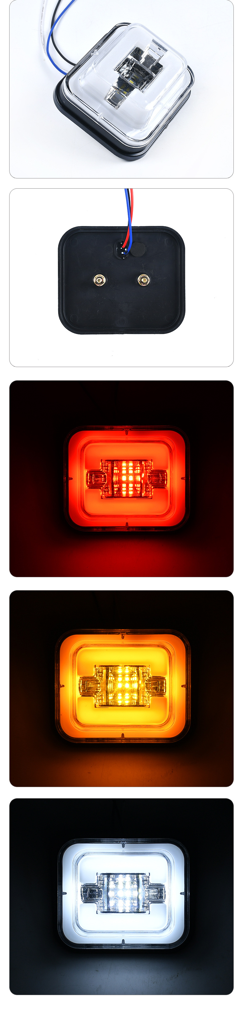 24V LED Fog Light Truck Tail Light YN-TLC116