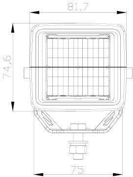 3inch 800M 40W Square Work Light