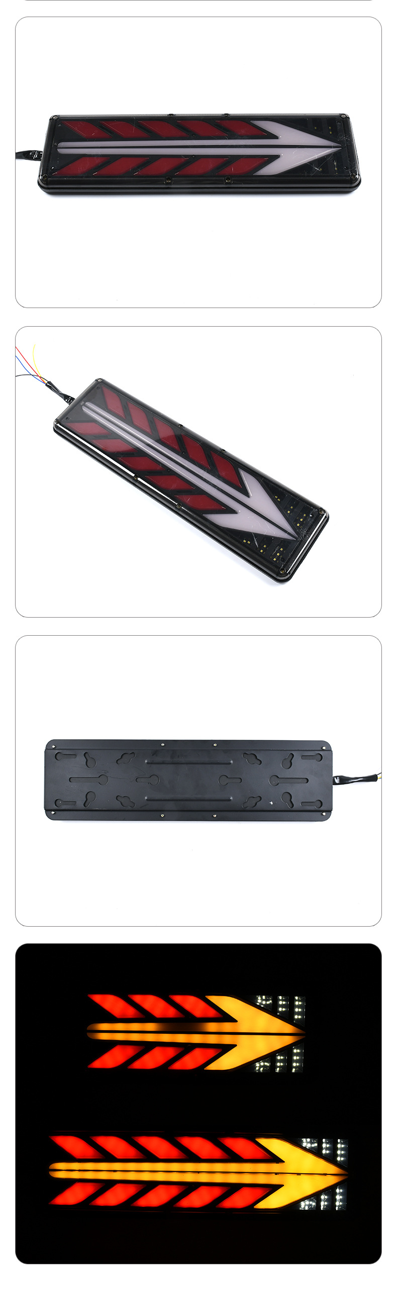 12V / 24V Flowing Arrow Truck Tail Light YN-TLC158