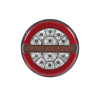 4V Guiding Flowing Flashing Round LED Truck Tail Light YN-TLC152