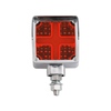 12-24V Double-sided square lamp with a brim Tail Light YN-TLC138