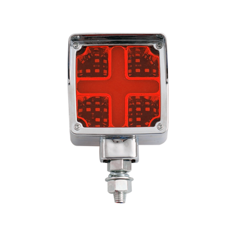 12-24V Double-sided square lamp with a brim Tail Light YN-TLC138