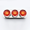24V 3 Round Bulbs Truck Tail Light YN-TLC127