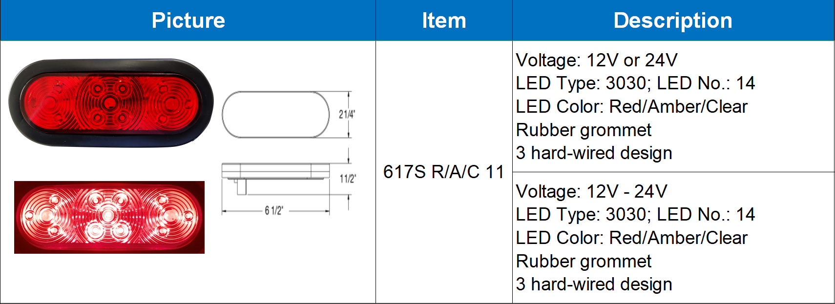 OVAL LIGHT12-5